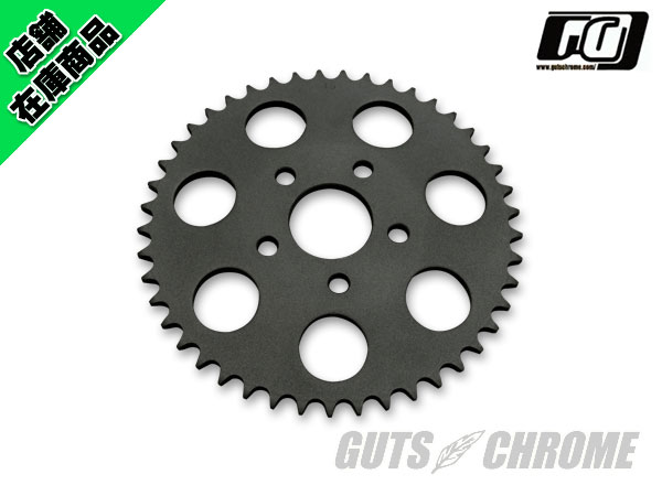 ○91-99年XL用リアスプロケット 45T EDコーティング ブラック