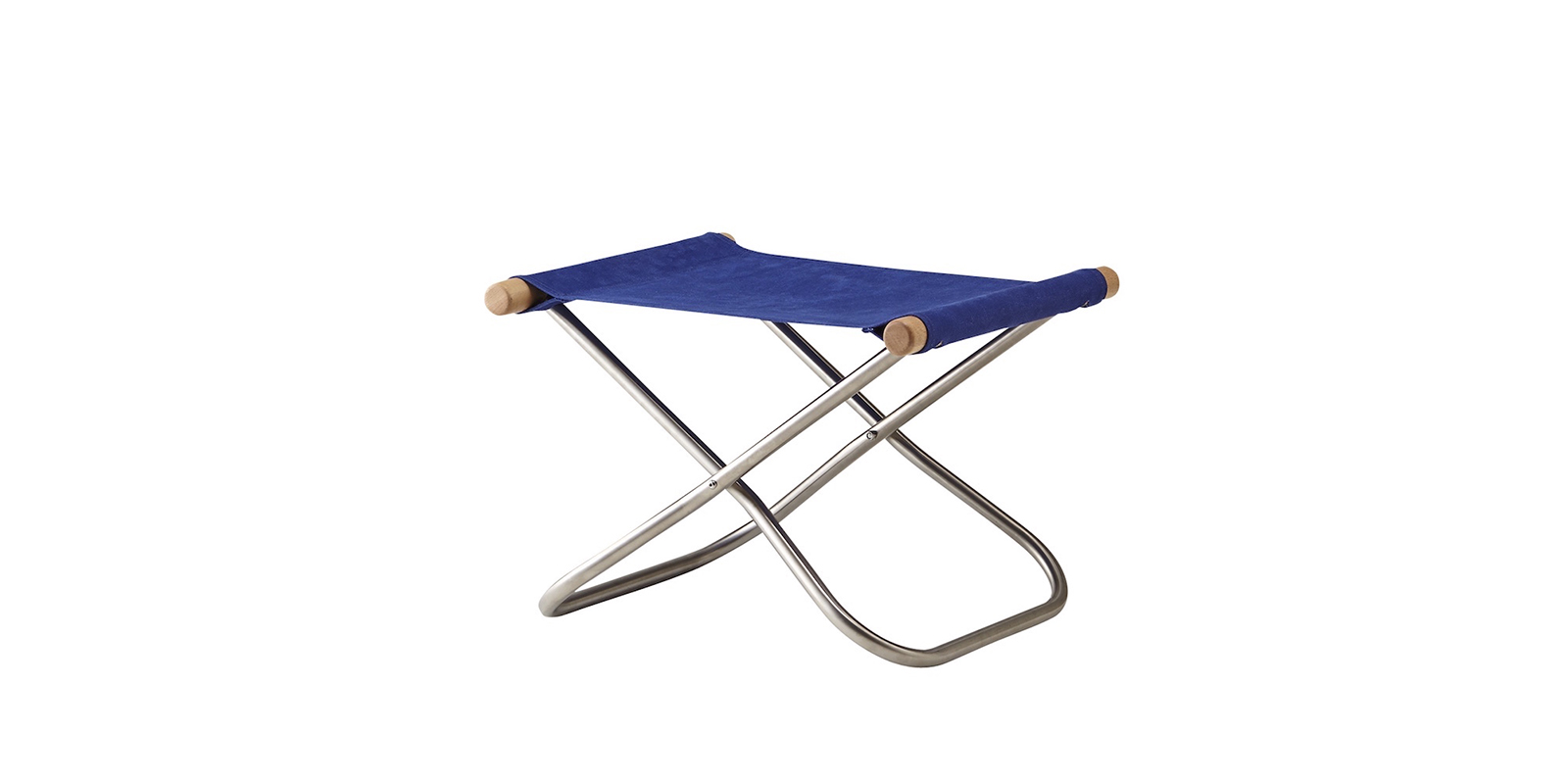 ニーチェアエックス ロッキング・ダークブラウン × ブルー | D&DEPARTMENT