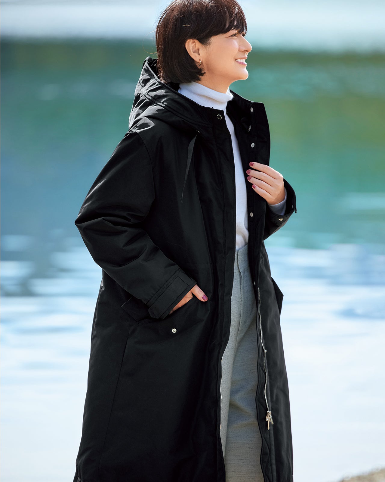 富岡佳子さん meets マジカルサーモ コート/40代50代からのレディース