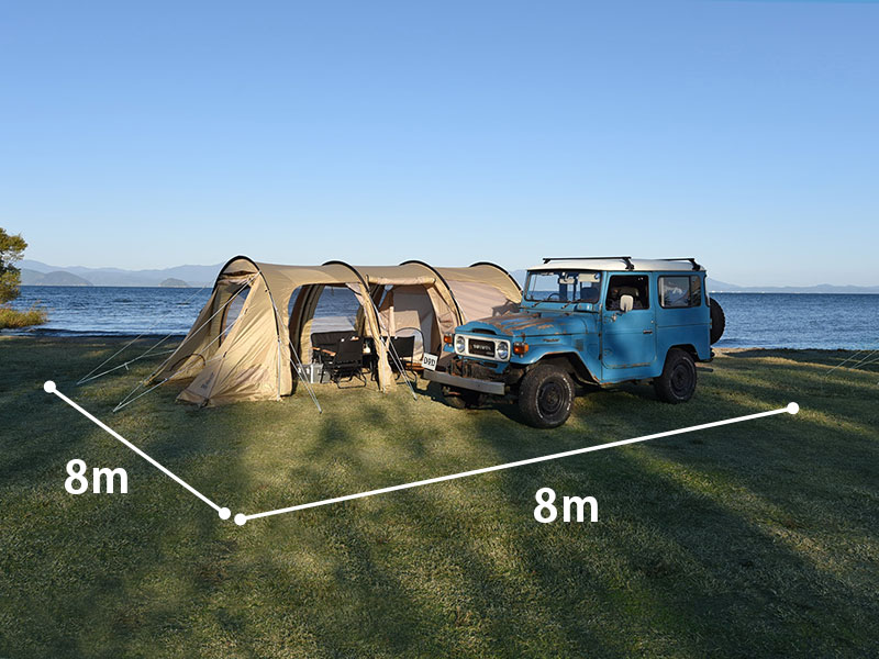 カマボコテント3M（タン） T5-689-TN - DOD（ディーオーディー）【公式