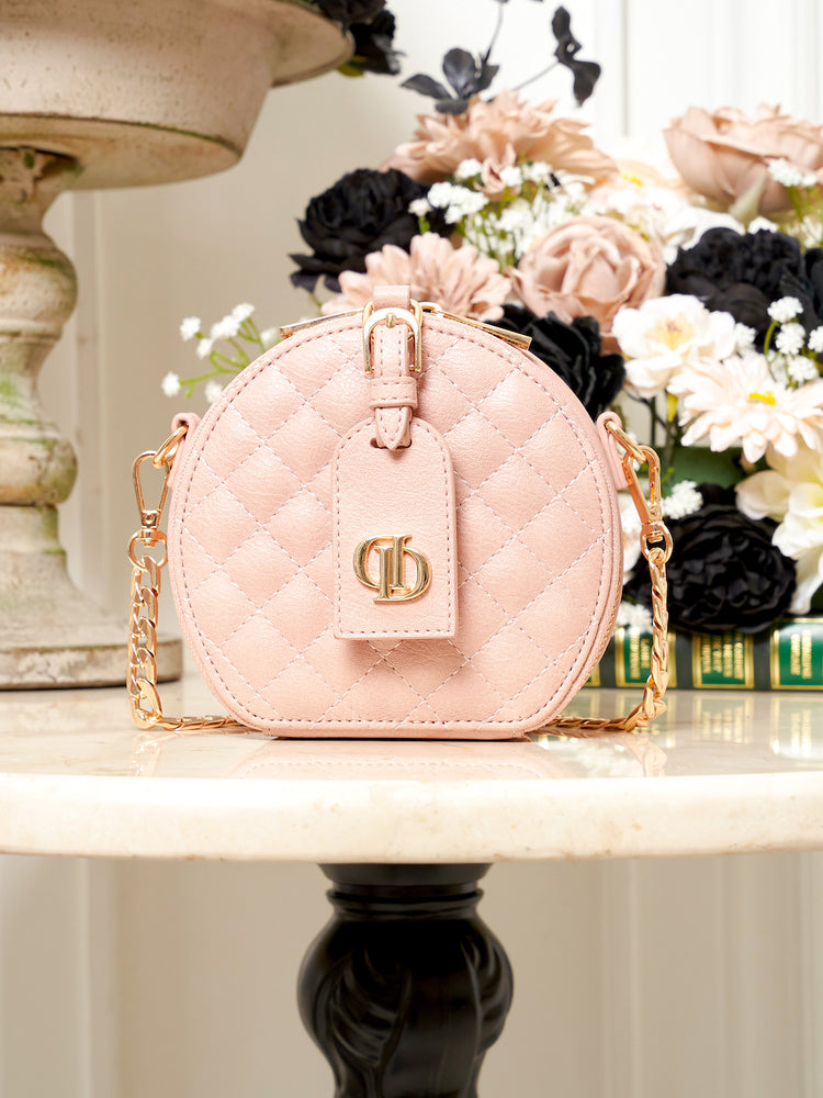 ダーリッチ キルティングビジューミニリュック PINK ピンク - Amazon