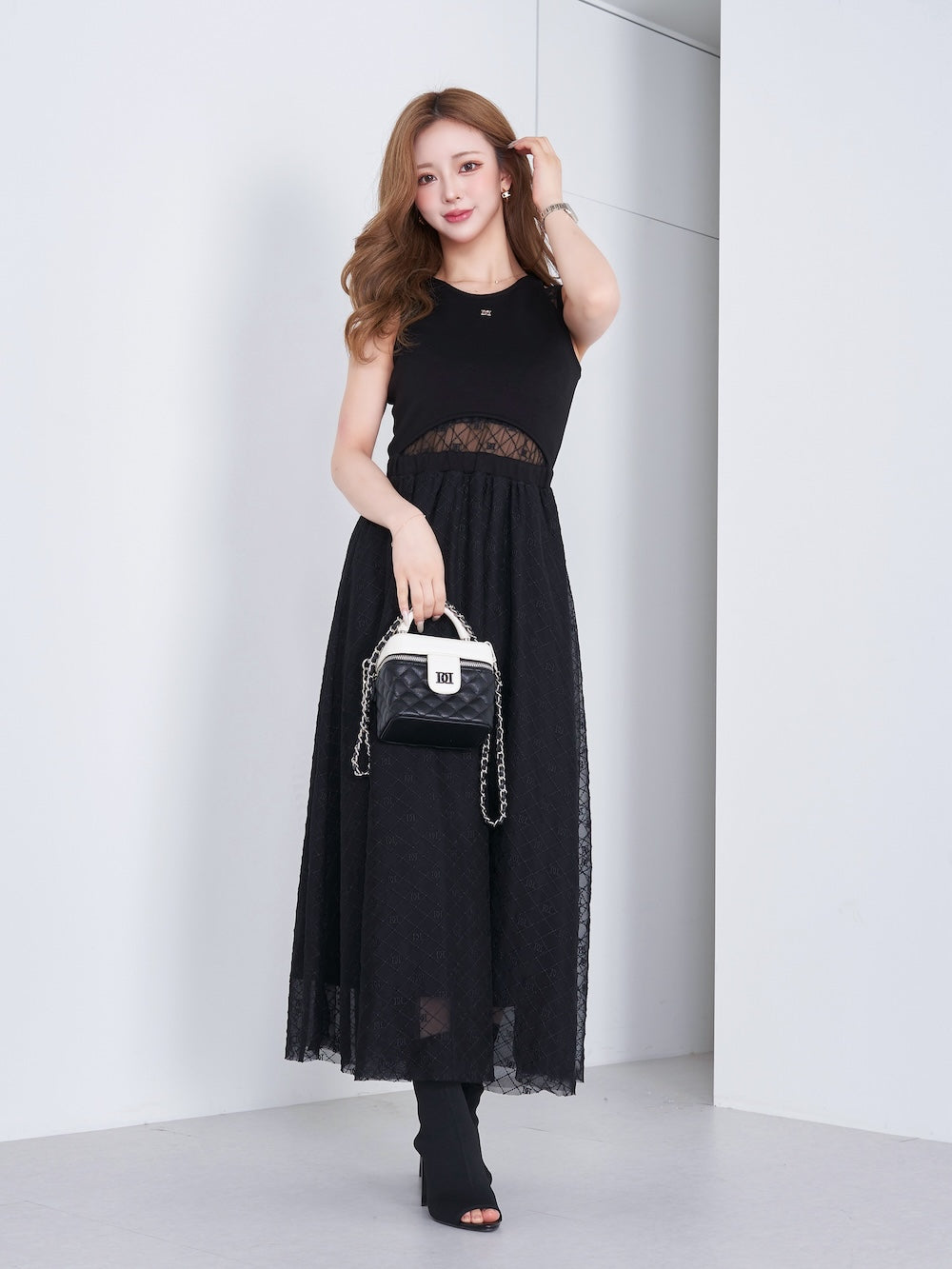 ロゴレースロングワンピース – Darich (ダーリッチ)