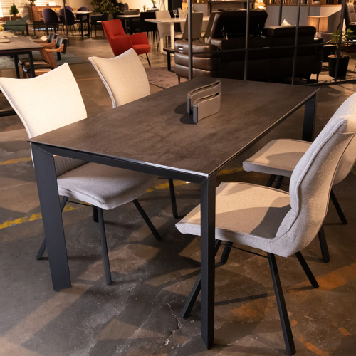 グラナダ ダイニング オリジナル 1500セラミック チェア回転gi グレイ