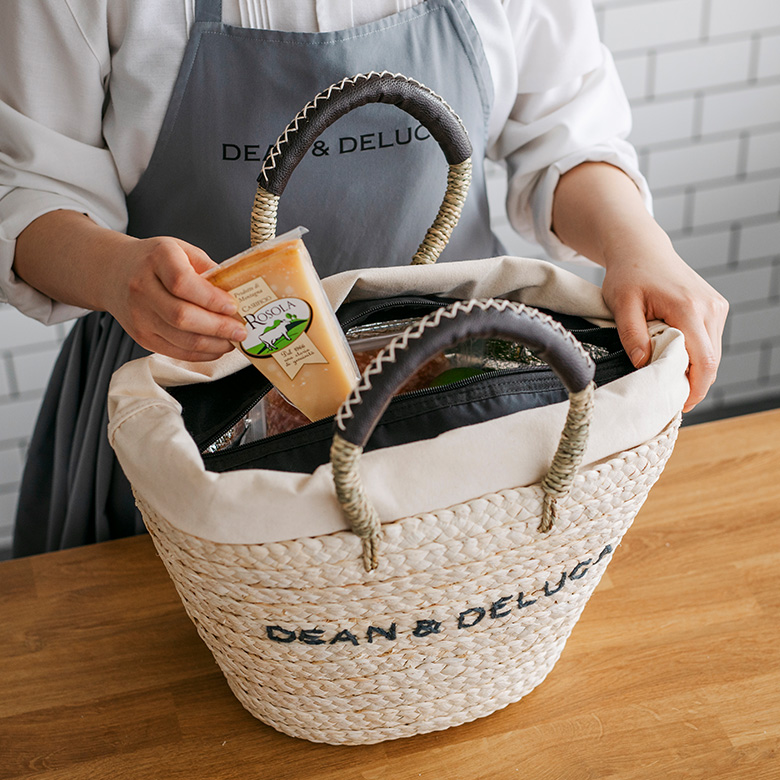 終売＞DEAN＆DELUCA×BEAMS COUTURE 保冷カゴバッグ 大 | DEAN & DELUCA