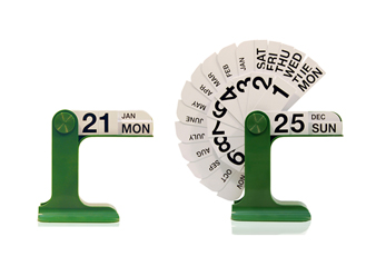 DANESE OLD PRODUCTS RE-EDITING TIMOR 卓上万年カレンダー | DELFONICS