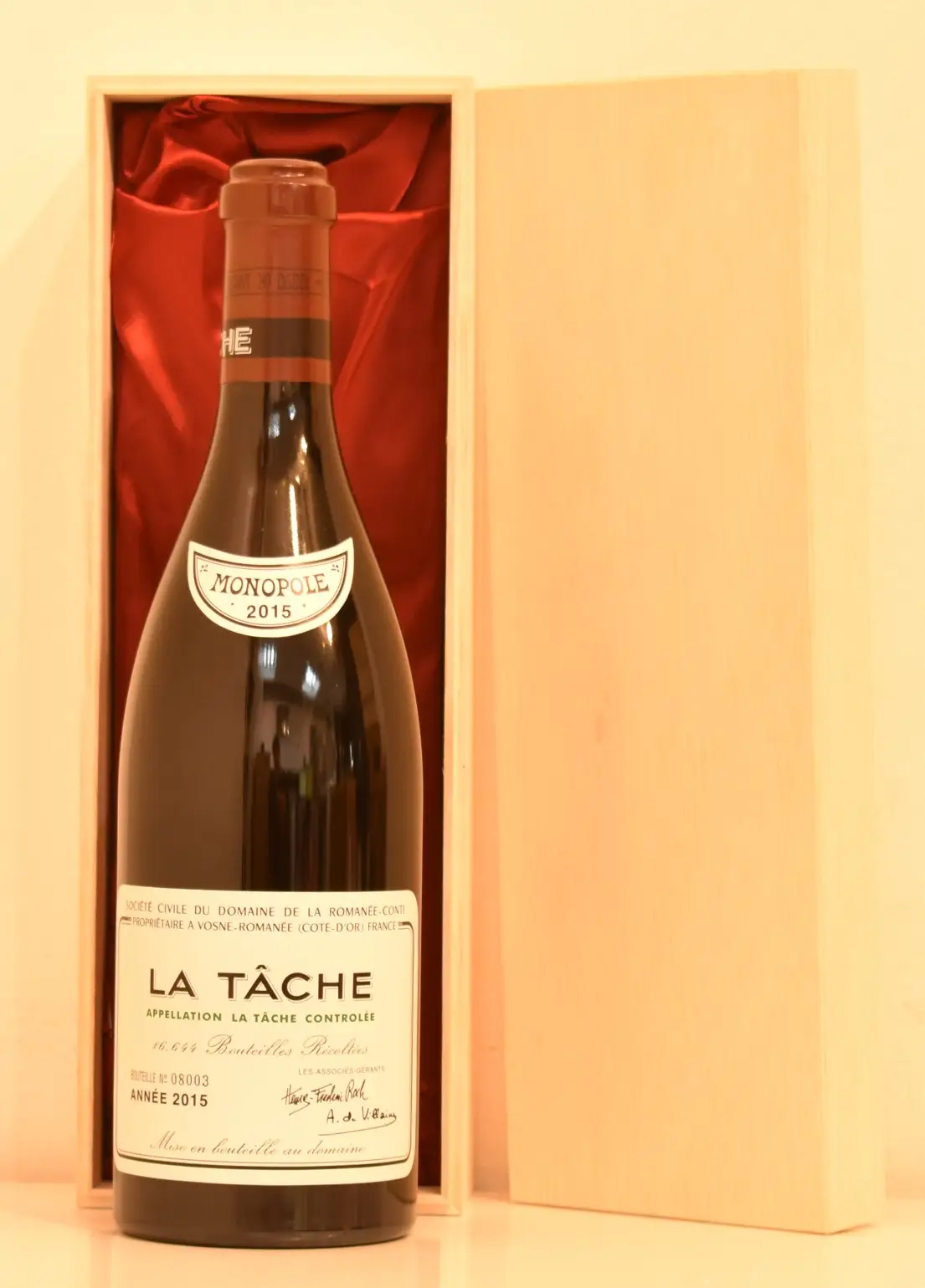 2015年 DRC ラ・ターシュ （ドメーヌ・ド・ラ・ロマネ・コンティ