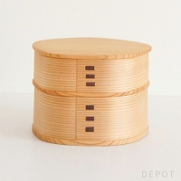 弁当箱 【梅花弁当】（曲げわっぱ わっぱ弁当 木製 2段弁当箱 国産 杉