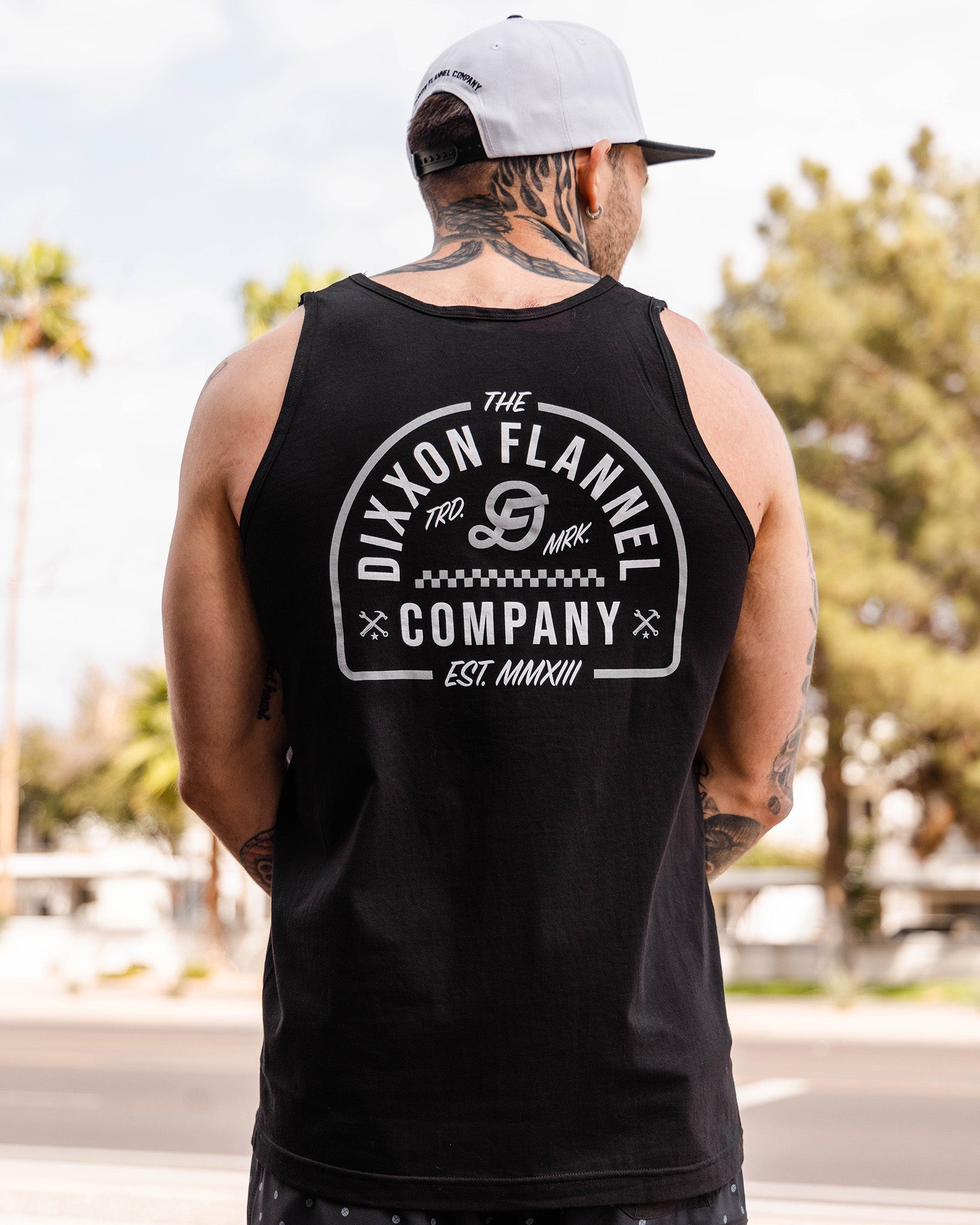 Dixxon White & Silver Flannel Tank - Black: Shop Today