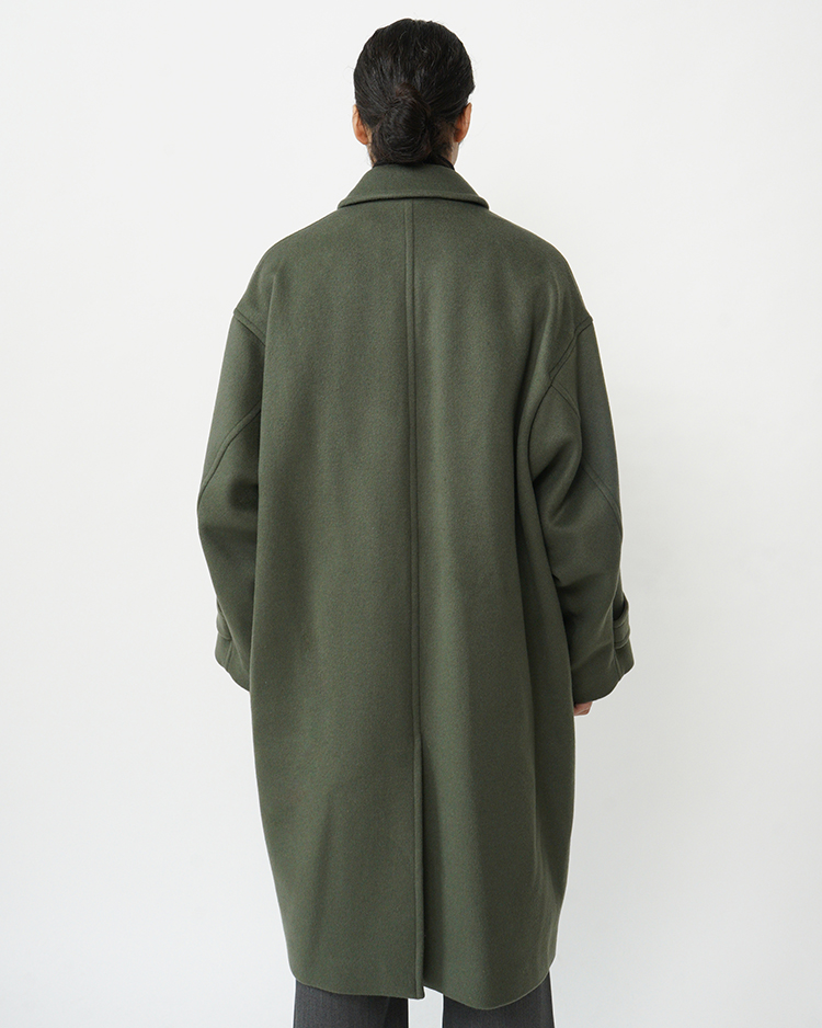 Light Melton Oversized Coat / GREEN | Graphpaper (MEN)(グラフ
