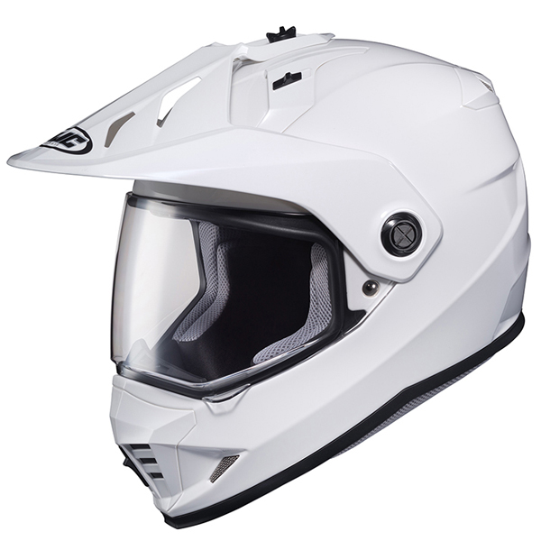 HJC DS-X1 ソリッド ホワイト| Dirtbikeplus (ダートバイクプラス)
