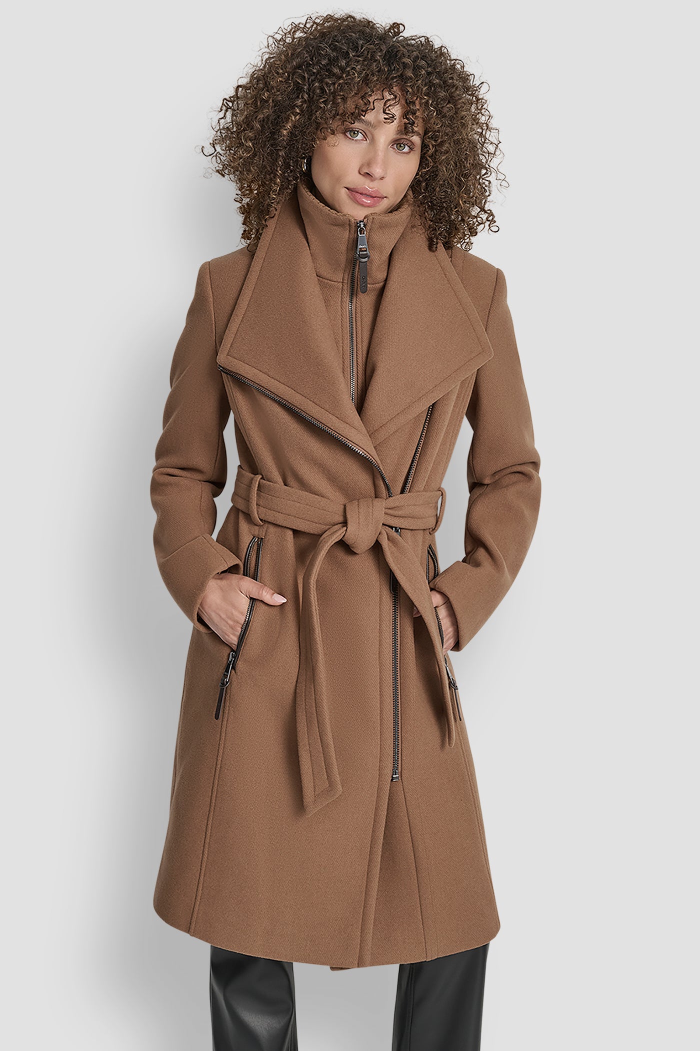 Wool Wrap Jacket With Insert | Cold Weather | DKNY