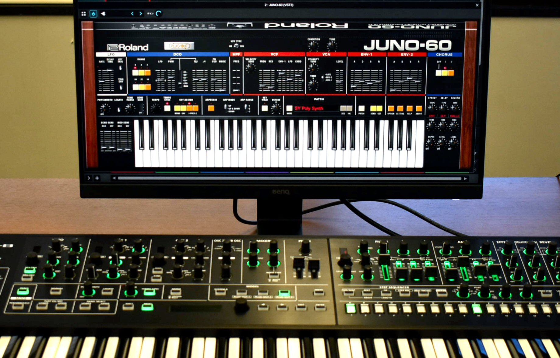 Rolandから1982年発売のJUNO-60が復刻。アナログ回路モデリングで音色