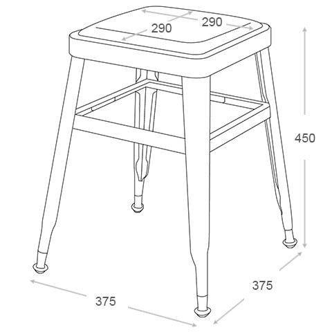 DULTON ONLINE SHOP | LIGHT 45 STOOL GRAY GREEN(GRAYGREEN): 家具