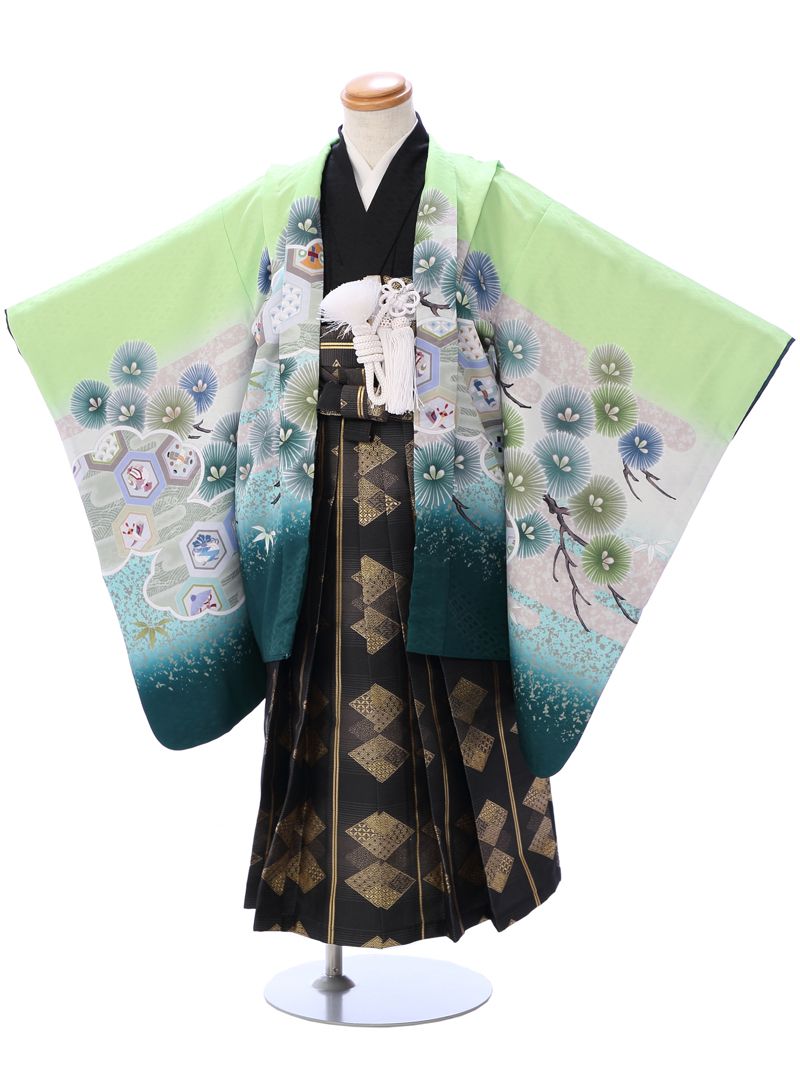 七五三|5歳男児|対応身長:105~115cm|花うさぎ|E-5-025｜全国宅配可の