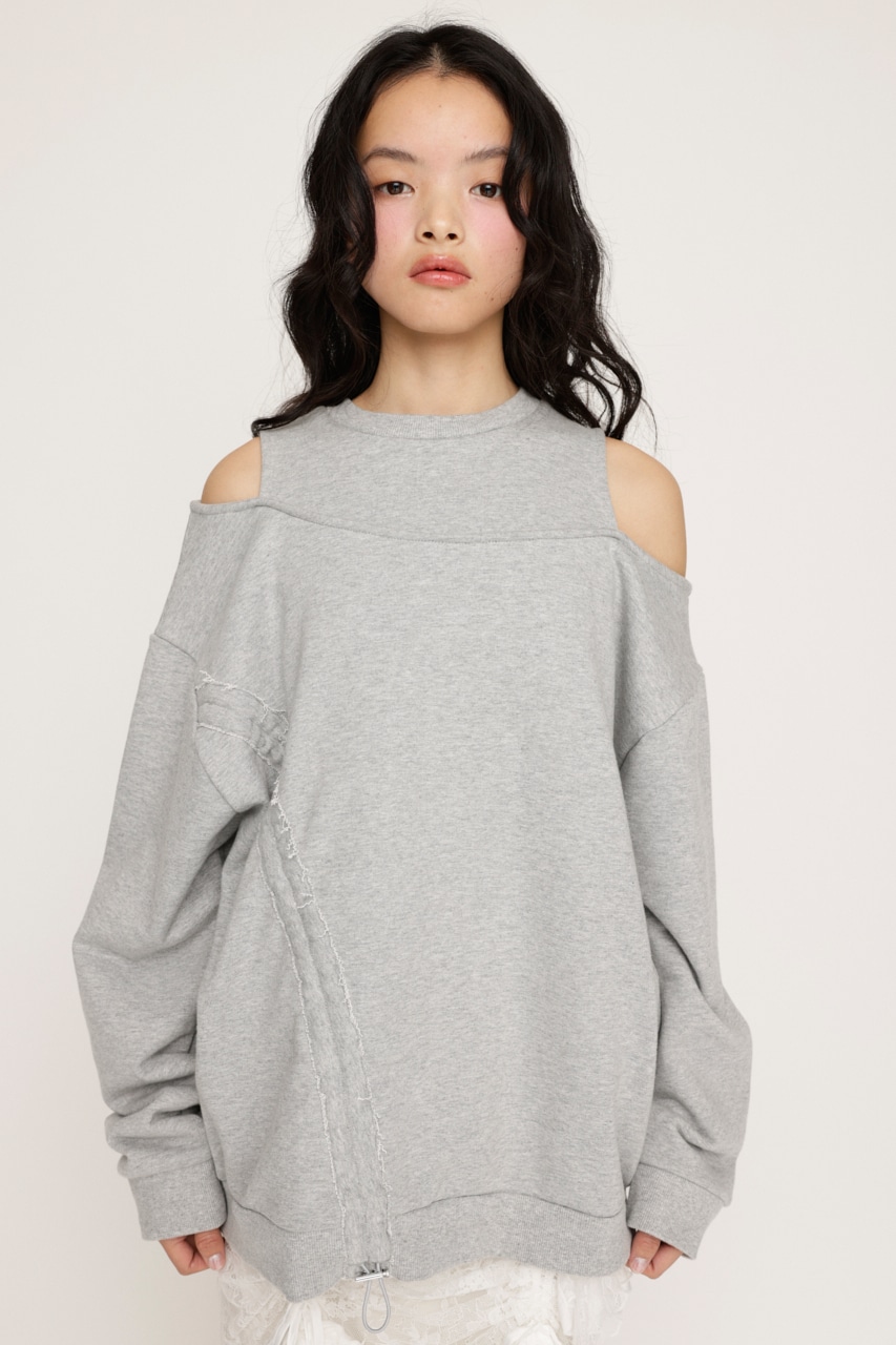 SLY | OPEN SHOULDER SW トップス (スウェット・パーカー ) |SHEL'TTER