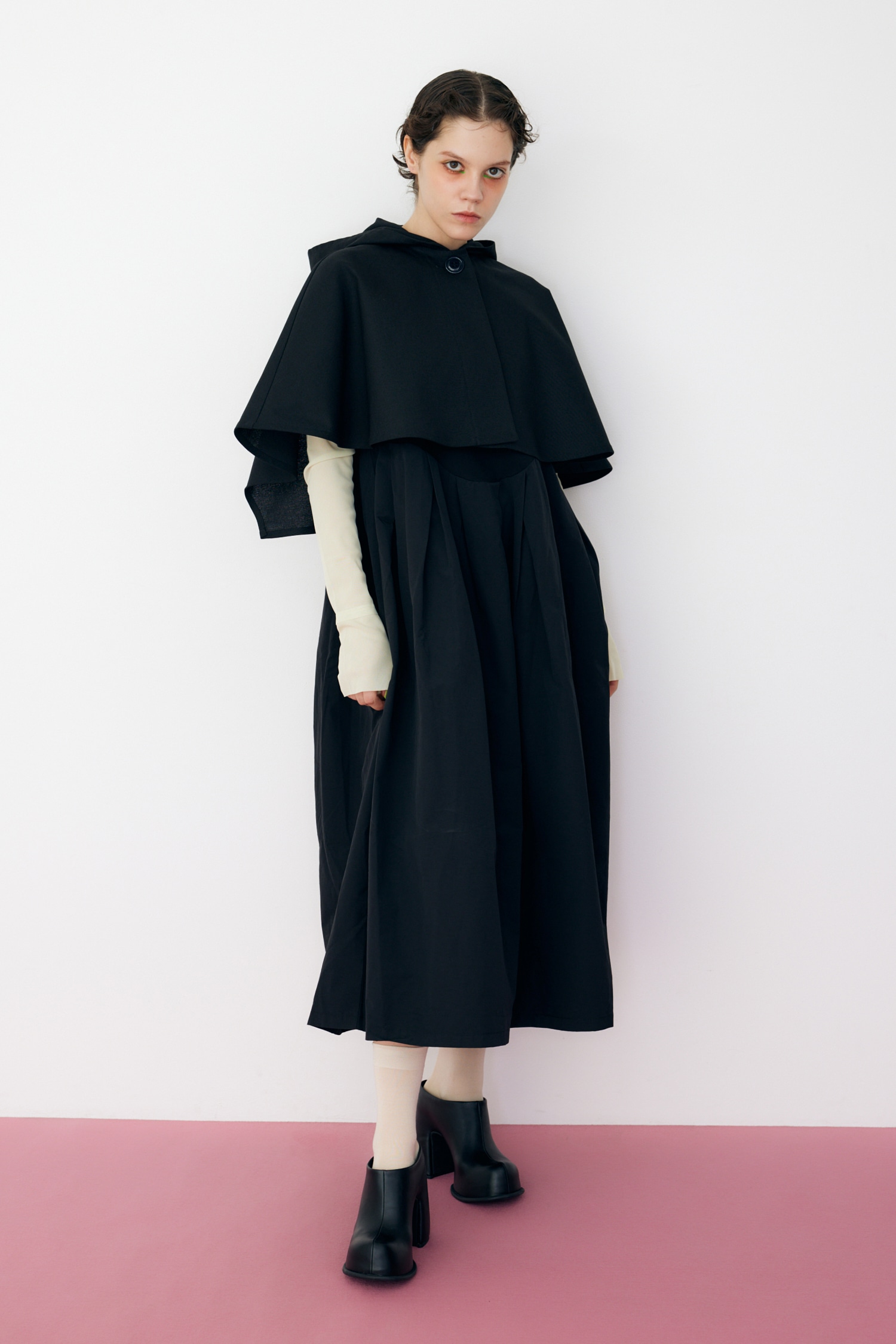 HeRIN.CYE | Box pleats dress (ワンピース(ミニ・ミディアム