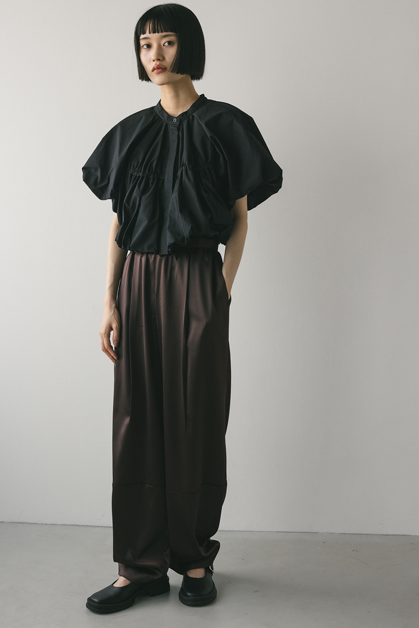 STYLEMIXER | ギャザーショートブラウス (シャツ・ブラウス ) |SHEL