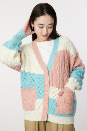 RODEO CROWNS WIDE BOWL | Custom ケーブルニット カーディガン