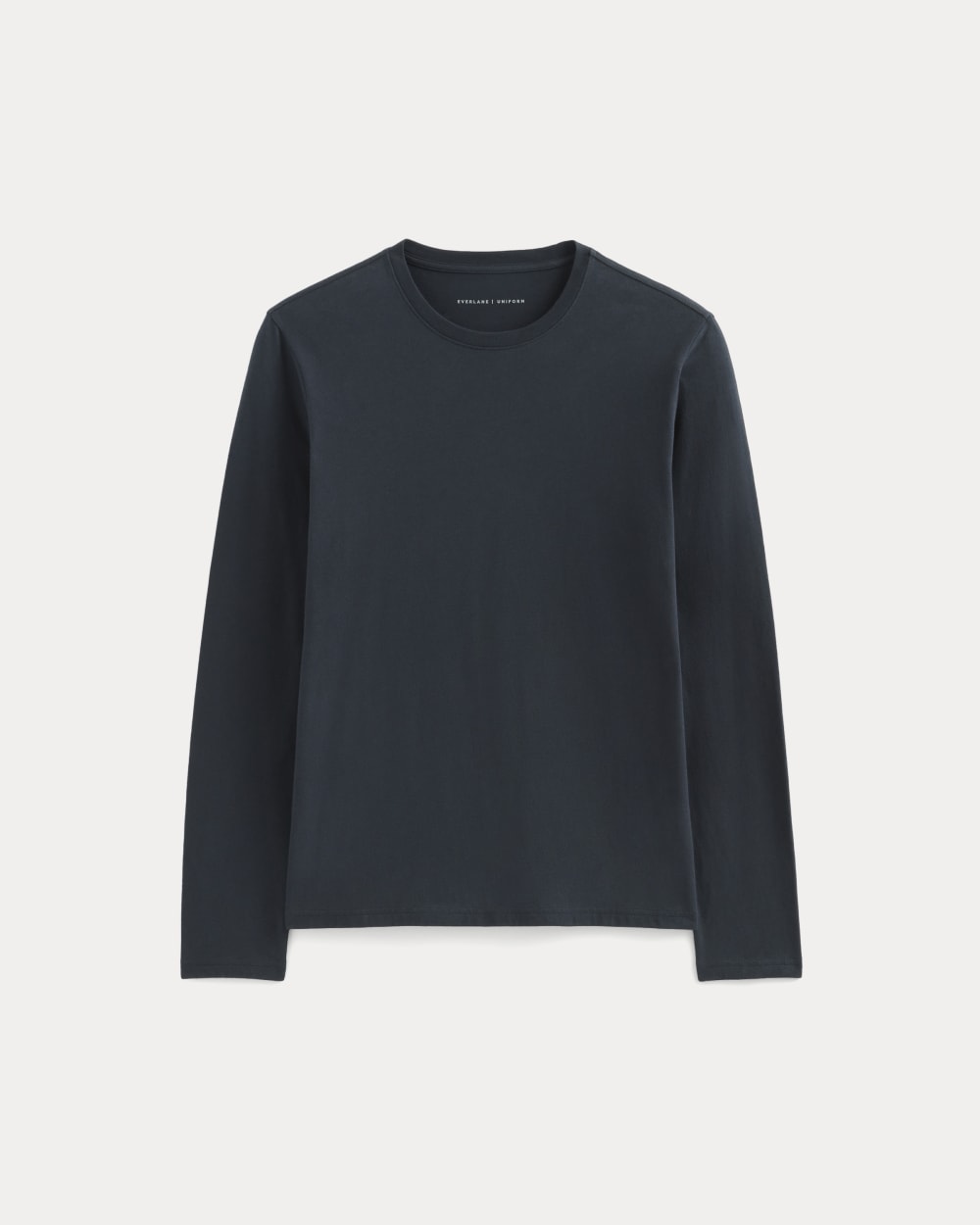 The Essential Organic Long-Sleeve Tee | Deep Navy – Everlane