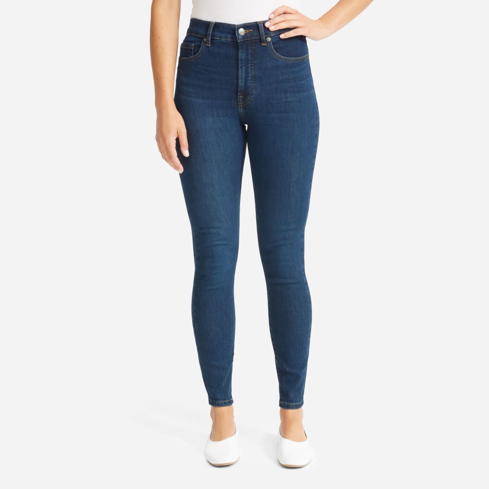 The Authentic Stretch High-Rise Skinny | Dark Blue Wash | 28.5