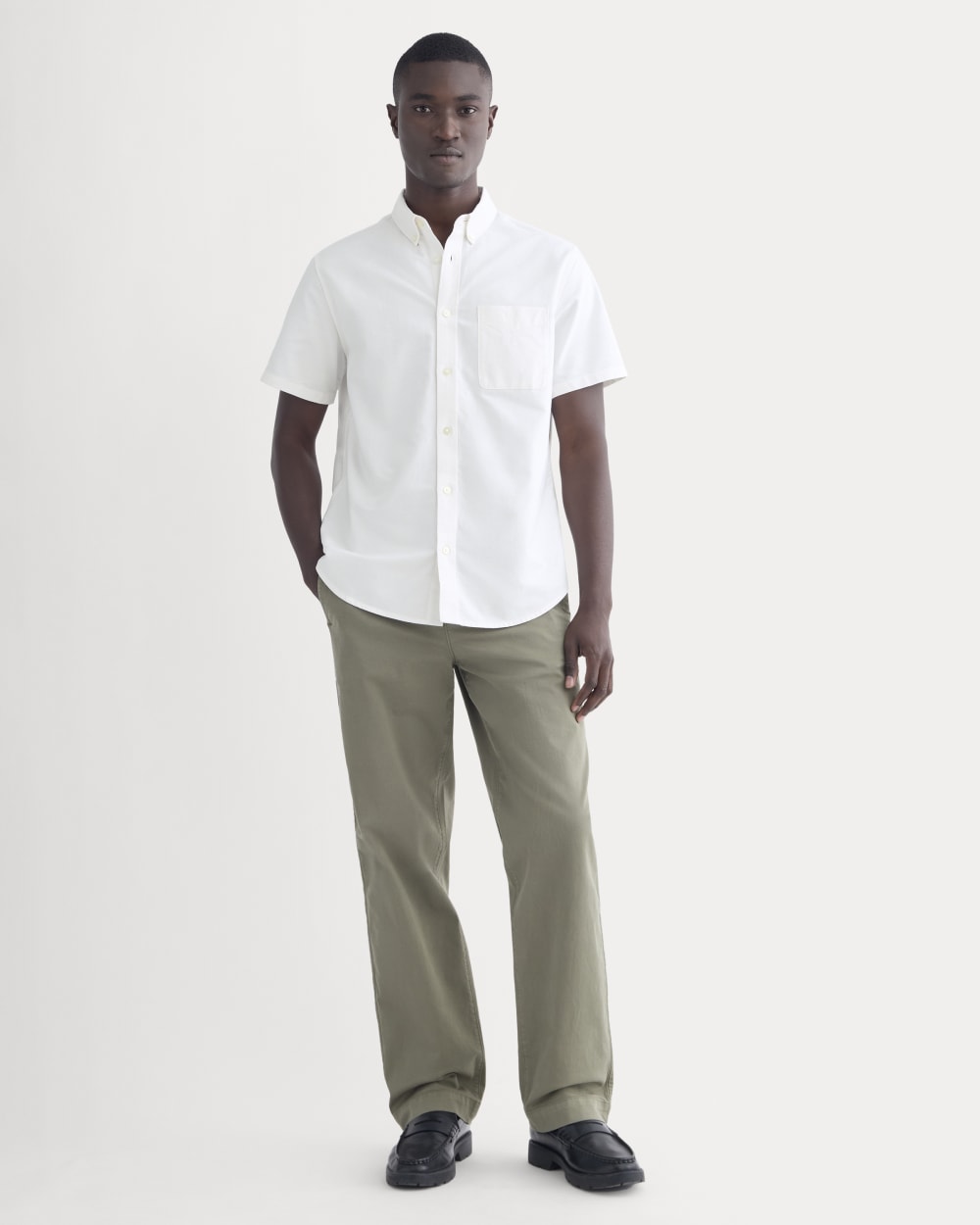The Organic Short Sleeve Oxford Shirt | White – Everlane