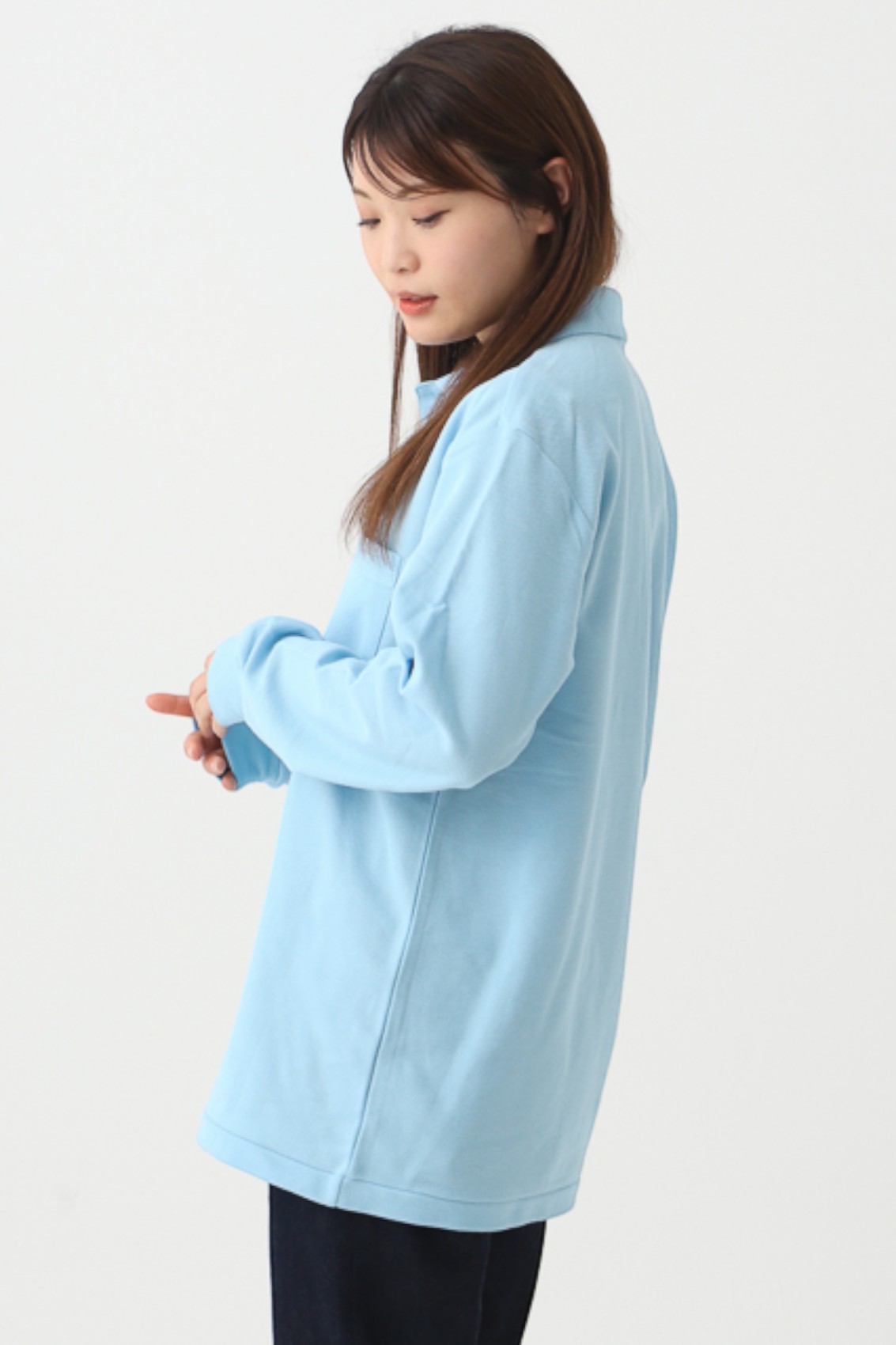 すっきりロングポロシャツ[Printstar 169VLP]｜オリジナル刺繍