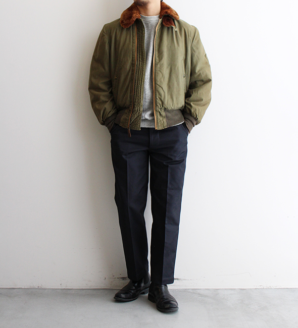VINTAGE】40s USAAF B-15 Flight Jacket “Good Size”数ヶ月しか生産
