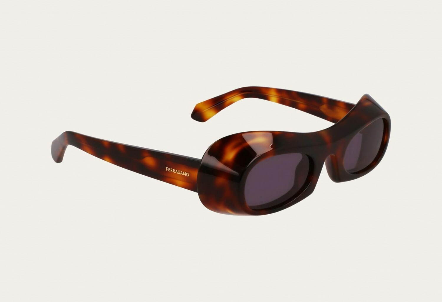 フェラガモ新作アイウェア、“個性派必見”スポーティーなゴーグル型＆べ