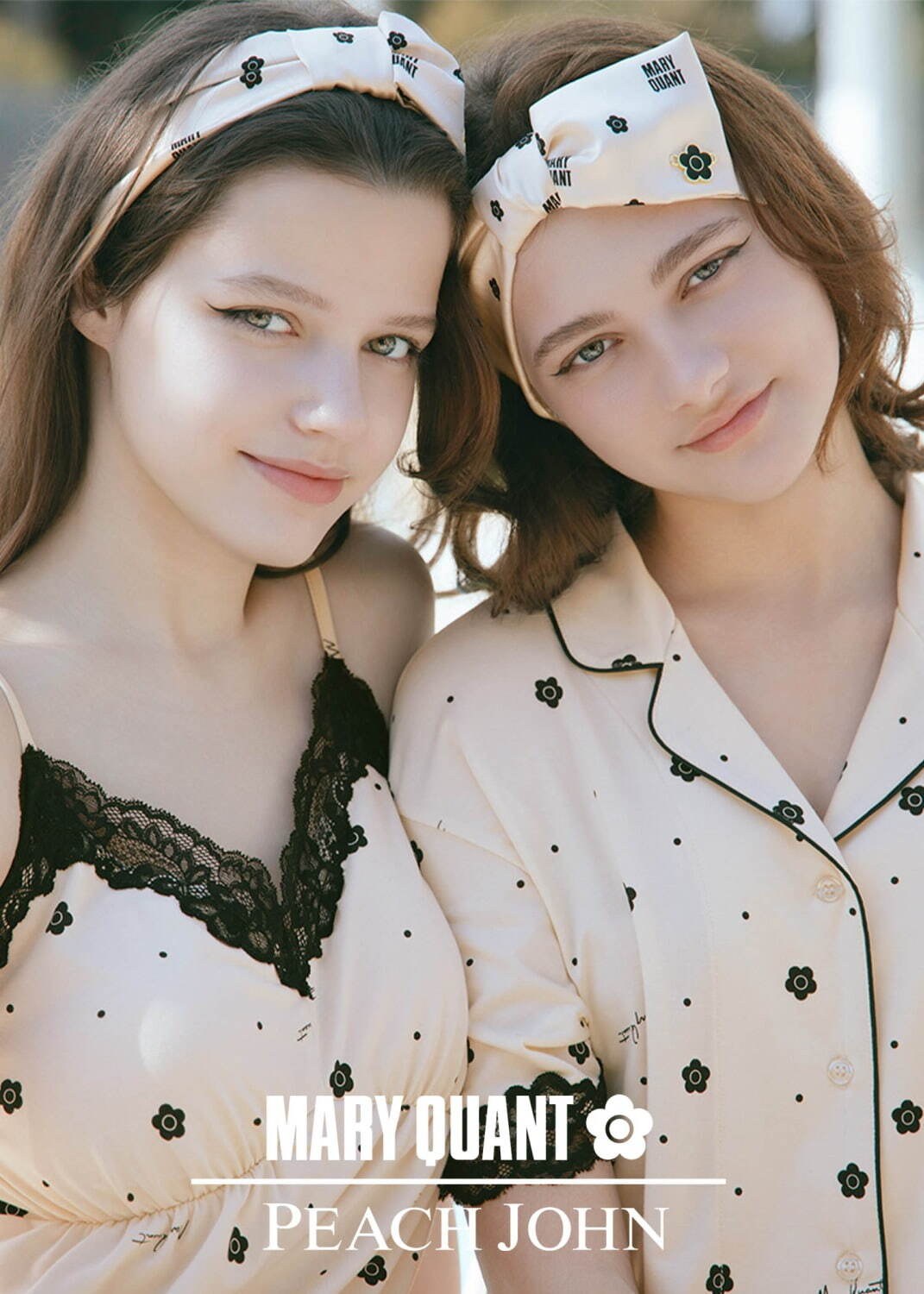 ピーチ・ジョン×マリークワント第2弾、デイジーモチーフ刺繍とドット柄