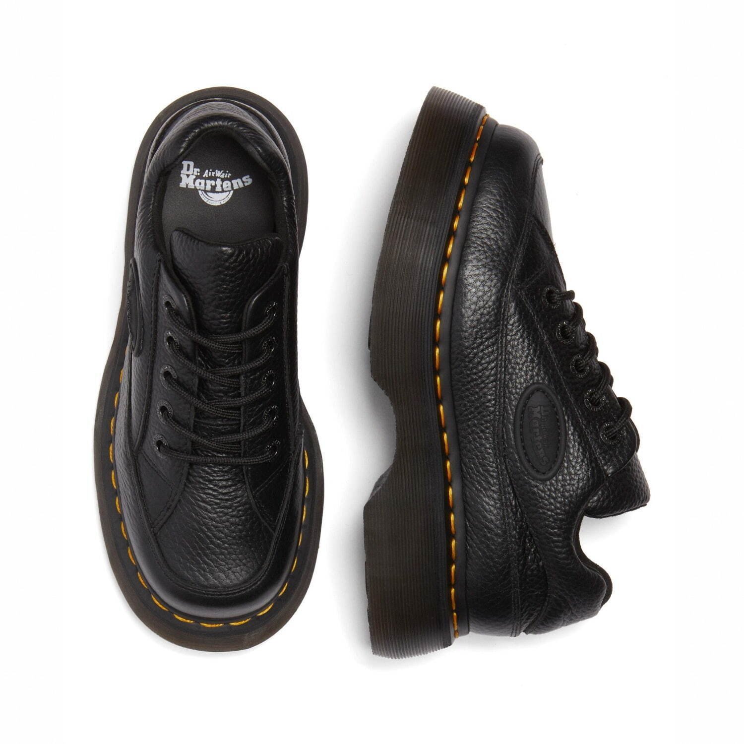 ドクターマーチン“レオパード柄”の厚底5ホールシューズ＆メリー