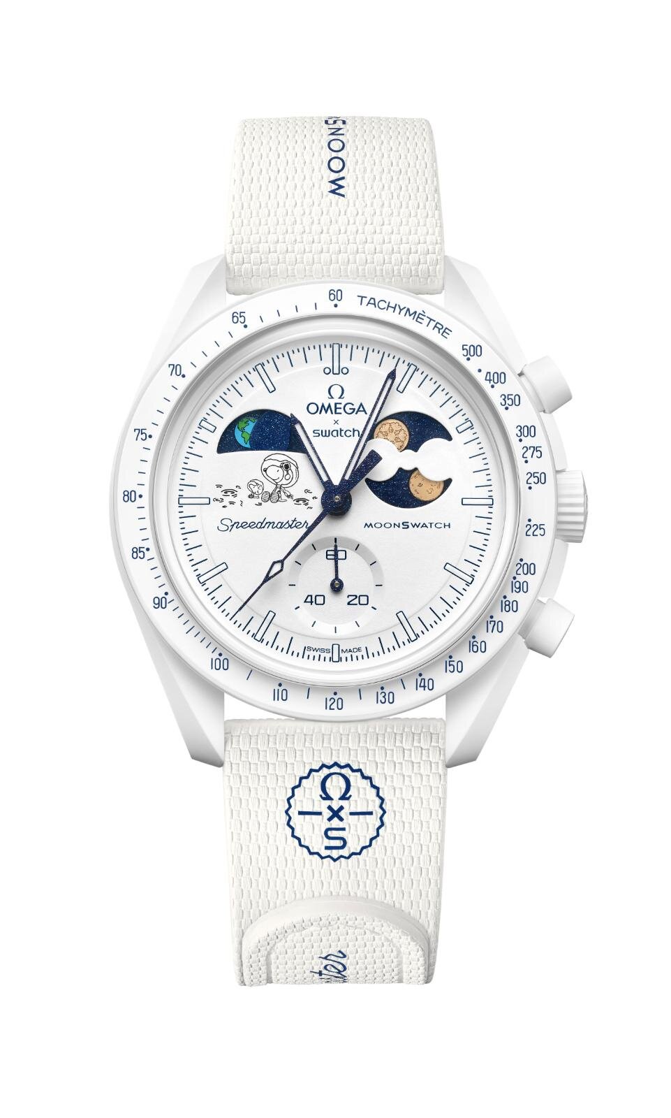 オメガ×スウォッチ“オールホワイト”腕時計「ムーンスウォッチ」宇宙