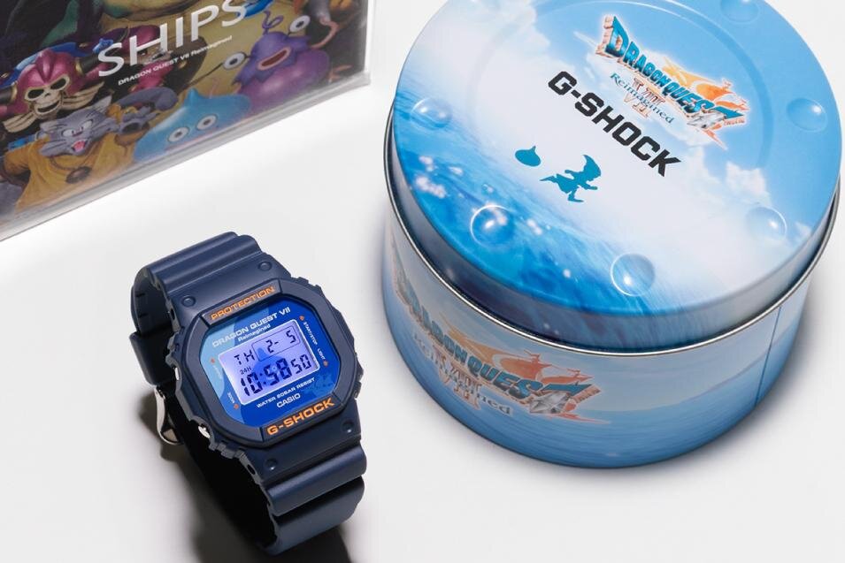 G-SHOCKのロンハーマン限定腕時計「GBX-100」、ブラック×ホワイトの