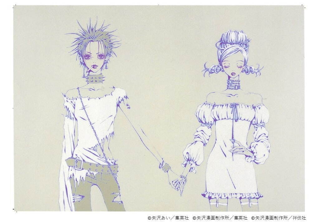 ALL TIME BEST 矢沢あい展」名古屋で、パラキスやNANAなどの原画や