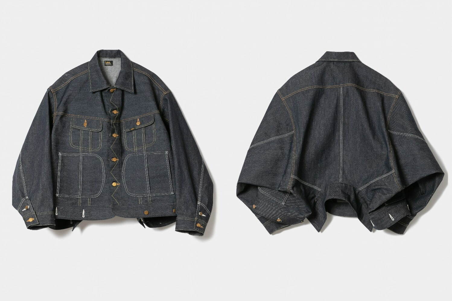 ビューティフルピープル×Leeの限定デニム、“上下逆さまで着る”2WAY