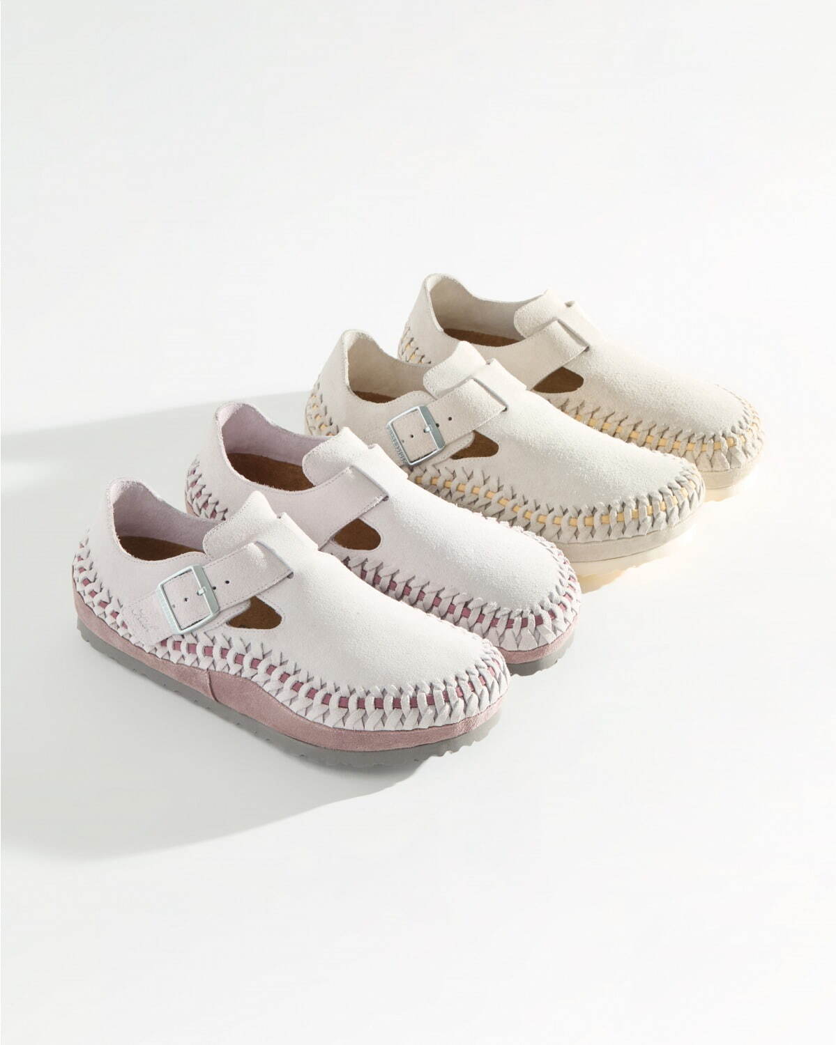 Kith×ビルケンシュトックの編み込み＆パステルカラー「ロンドン