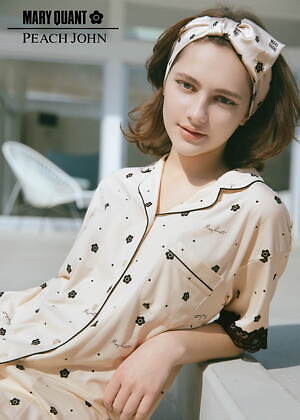 ピーチ・ジョン×マリークワント第2弾、デイジーモチーフ刺繍とドット柄