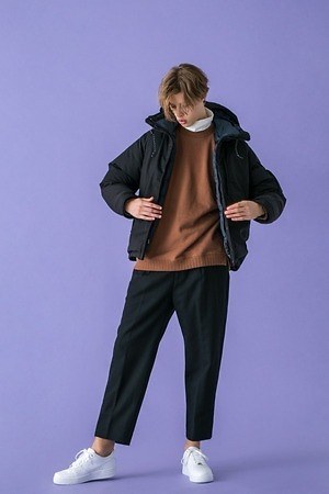 ザ・ノース・フェイス パープルレーベルのショートダウンパーカ