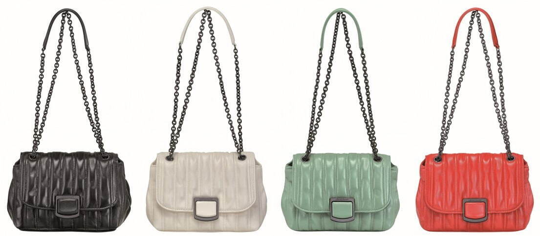 ロンシャン”ふわふわブリオッシュ”着想のキルティングバッグ、くすみ