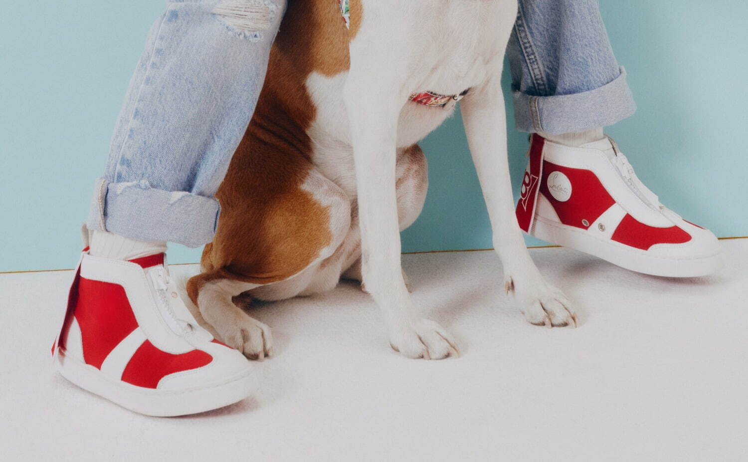 クリスチャン ルブタン新作「ルビファミリー」初のペットアクセサリー