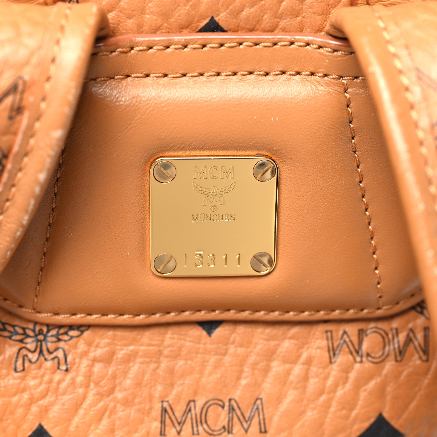 MCM Visetos Small Duke Backpack Cognac 1816022 – FASHIONPHILE