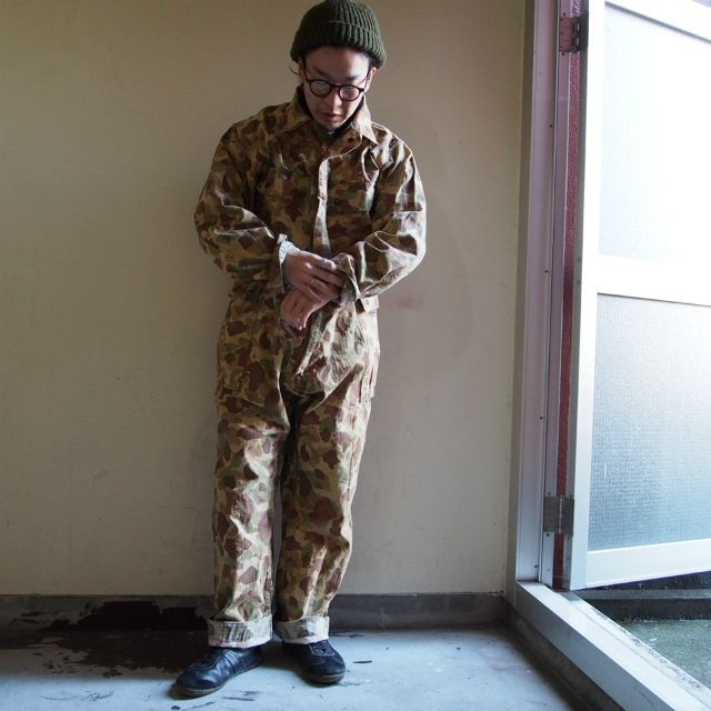 40's USMC ダックハンターカモHBTオールインワン マリンコープ