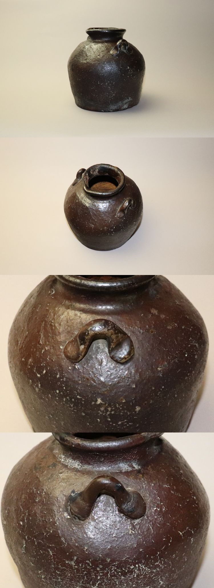 古越前　お歯黒壺 越前焼 お歯黒壷 桃山～江戸初期 | 古美術ささき