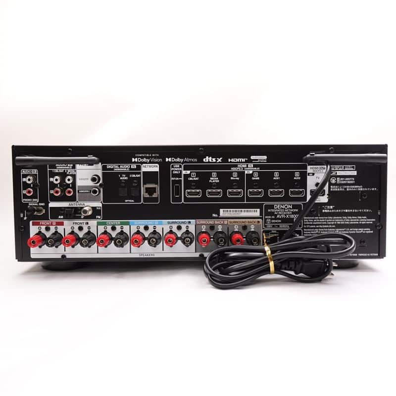 DENON AVR-X1800H [AVRX1800HK] ABランク 中古｜フジヤエービック