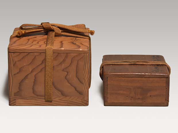 時代 貝蒔絵香合 江戸初期 小堀宗通箱書 | 古美術ささき