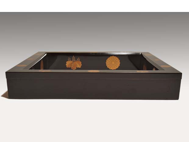 高台寺蒔絵炉縁 輪島 茶平一斎（作） 共箱 | 古美術ささき
