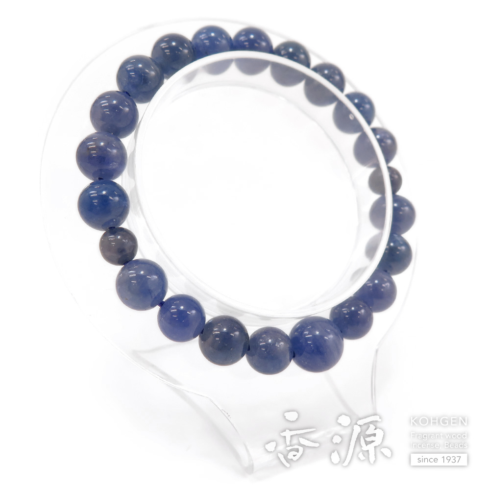 タンザナイト 8mm玉 ブレスレット 腕輪念珠 共仕立て 限定品の通販