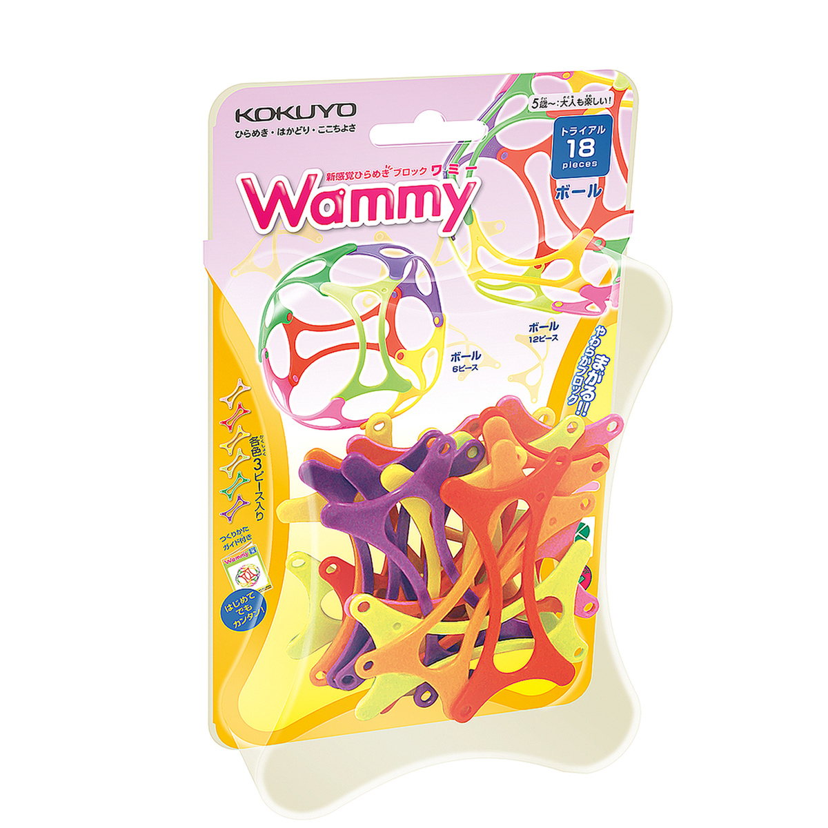 ワミー（トライアル18）どうぶつ 6色計18ピース入り｜文具｜コクヨ