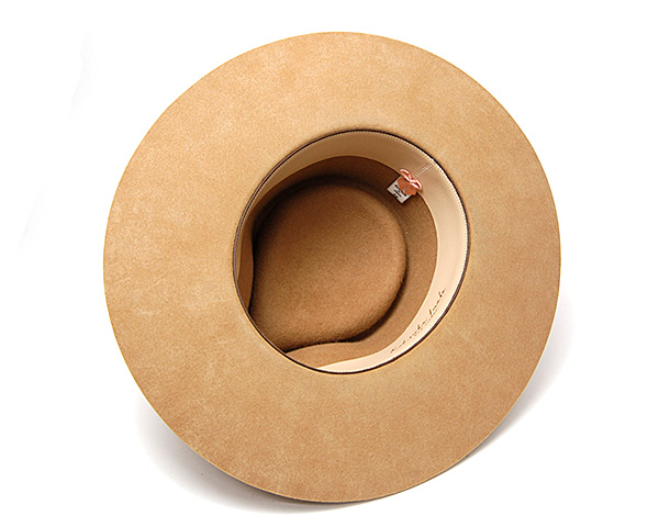 Kohsuke Inaba ファーフエルト中折れ帽 キャメル 秋冬 メンズ ハット