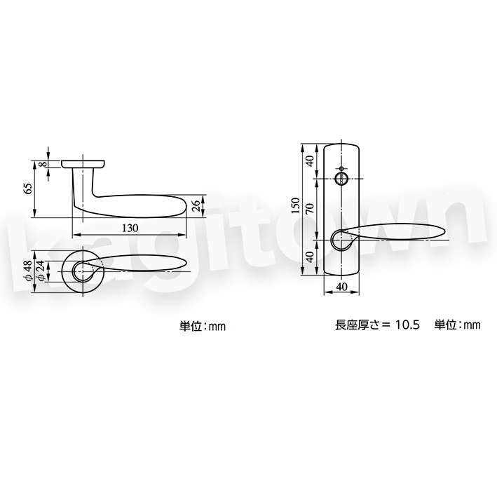 MIWA 【美和ロック】 ZLK96102 交換 取替え 屋内/室内専用