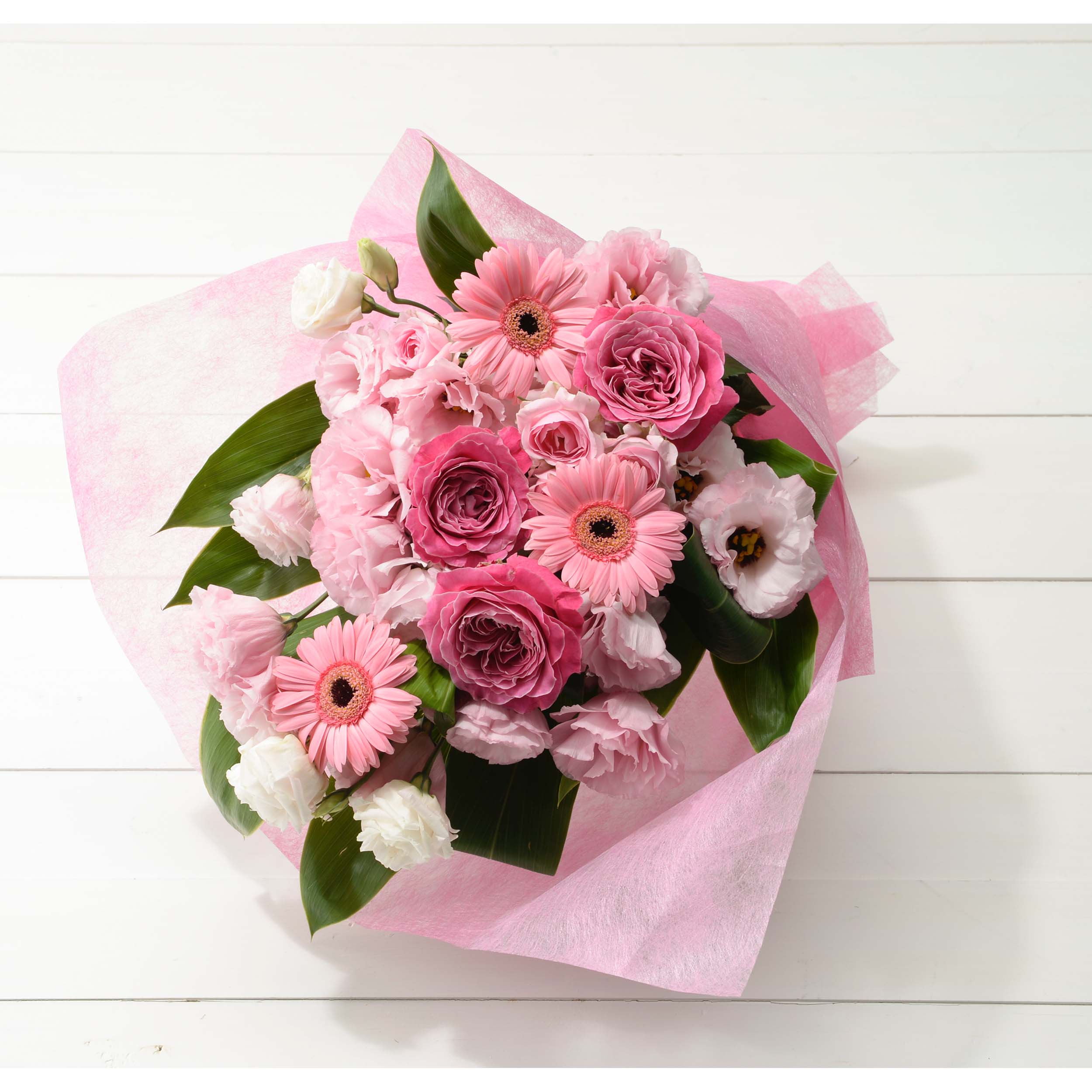 スタンダードブーケ M《ピンク》 花束 フラワーショップ京王ネットショップ